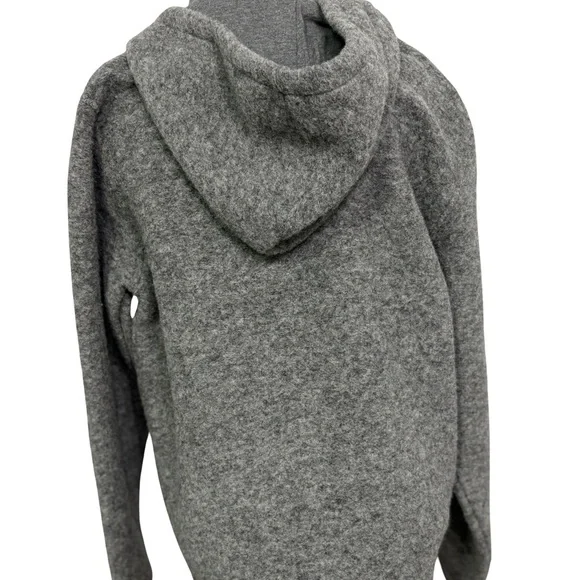 Hartford Hooded Zip Up Jacket Wool Blend Sweater — Size M - Picture 4 of 5